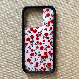 Wildflower iPhone 15 Pro Case Red Roses